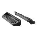 Luverne Truck Equipment STAINLESS STEEL SIDE ENTRY STEPS BLACK TEXTURED POWDER COAT 280741-580741